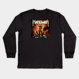 KIng of metal Kids Long Sleeve T-Shirt